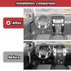8Pcs Matte Black Trim Kit for 4Runner 10-19 Gear Shift Dash Air Vent Side Covers