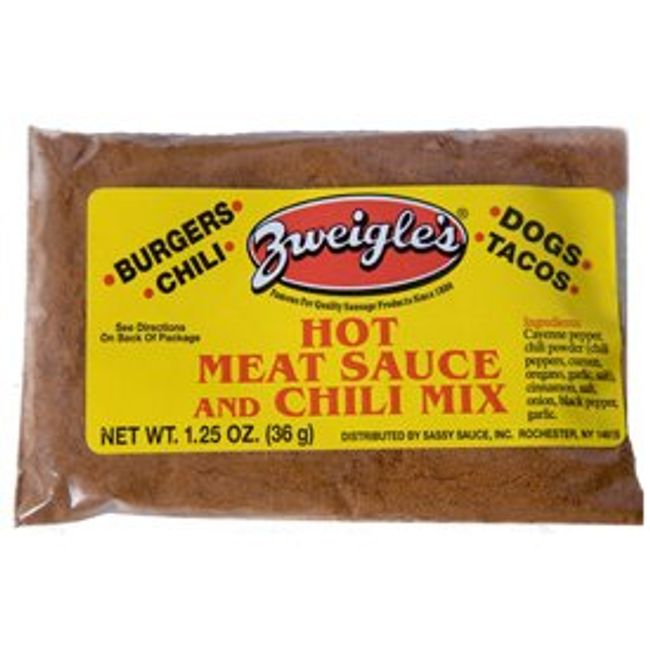 Zweigle's Hot Meat Sauce and Chili Mix