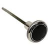 Classic Headquarters 69-70 Chevy Headlight Switch Knob with Shaft - Push Button, ON-OFF, Black