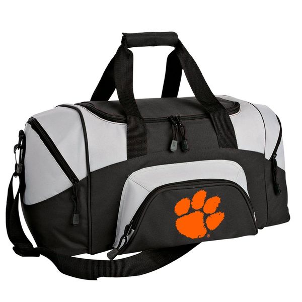 SMALL Clemson Tigers Duffel Bag Clemson University Gym Bags or Suitcase