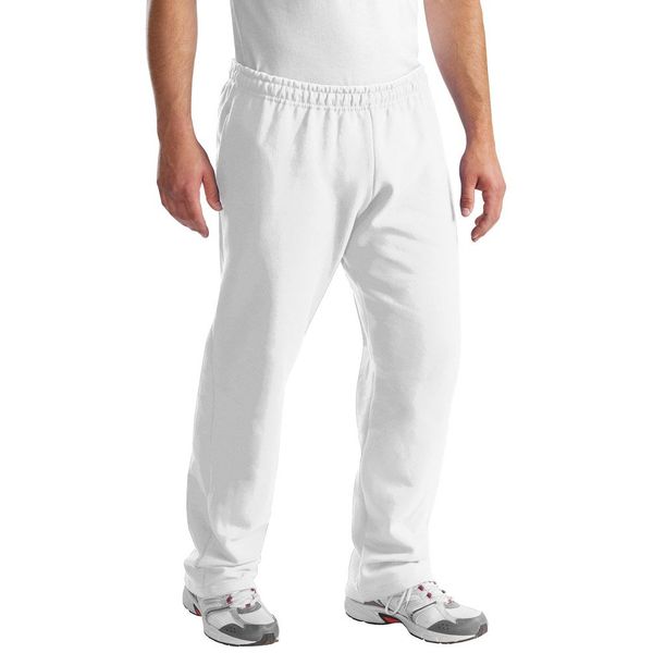 Port & Company Mens Classic Sweatpant, White, X-Large