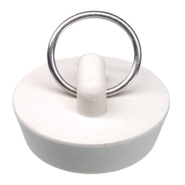 Danco 80225 1-1/4-Inch Rubber Drain Stopper, White