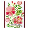 Spellbinders Glimmer Plate and Stencil Bundle-Glimmering Peonies