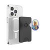 Campfire Bear with Tent and Moon Art PopSockets PopWallet for MagSafe