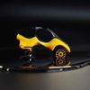 HeadBlade ATX Razor - Original - Rigid Body with Multiblade Design and Non Slip Rubber Ring for Easy Reach, Close Shave