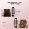 3-in-1 Round Hot Air Spin Brush Set with 2 Brushes (2" & 1.5")