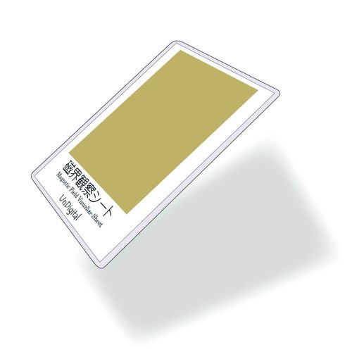 Magnetic field observation sheet with mount