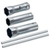 sourcing map 3 Pcs Dual-Ended Wrench Socket Spark Plug Spanner Set (16mm, 21mm, 17/19mm)