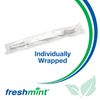 FRESHMINT (144 Pack) Individually Wrapped 30 Tuft Soft Nylon Bristle Adult Toothbrush
