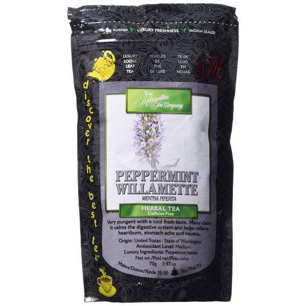 Metropolitan Tea Discovery Loose Tea Pack, Peppermint Herbal, 70gm