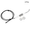 sourcing map Ignitor Wire Ceramic Electrode Assembly 300mm Length Gas Grill Ignitor Wire Ignition Electrode Replacement 2pcs