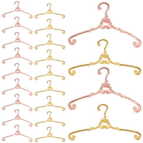 40 Pcs Dog Apparel Hanger Doll Miniature Dollhouse Products Pet