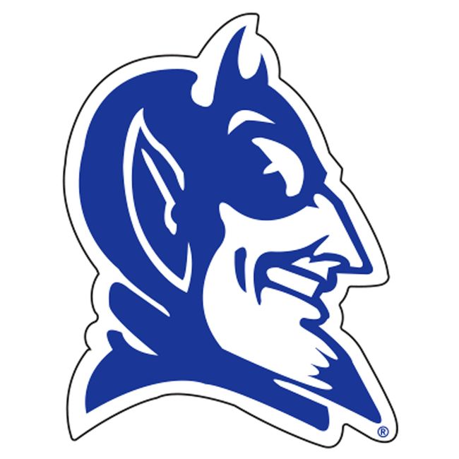 DUKE UNIVERSITY Large 11.5" Blue Devil Decal