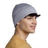 Buff Merinowolle Strickmützen Grau Erwachsene Unisex One Size