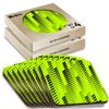 8 x Square Coasters - Abstract Green Tech Pattern Cork Backed MDF Glossy Tea Coffee Accessory #50024