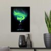 CANVAS ON DEMAND Illuminate Aurora Wall Decal, Outer Space Artwork