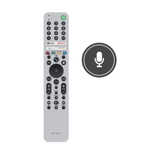 ALLIMITY RMF-TX621U Voice Replacement Remote Compatible with Sony 4K OLED LCD HDTV KD55X80J KD55X85J KD65X79J KD65X80CJ KD65X80J KD65X85J KD75X79J KD75X80CJ KD75X80J KD75X81J KD75X85J KD85X85J
