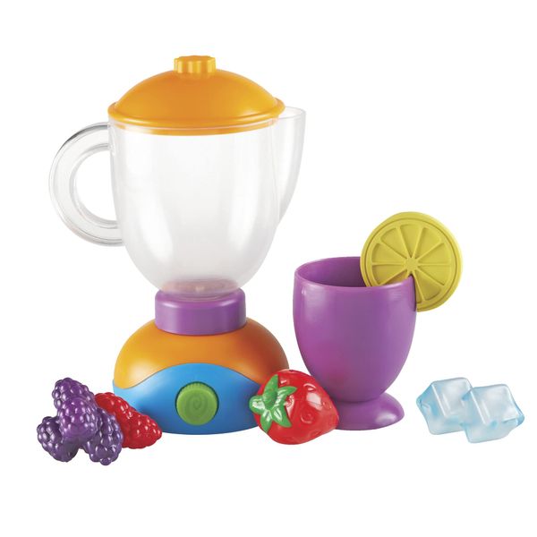 Learning Resources New Sprouts Smoothie Maker!, Pretend Mixer for Kids, Kitchen Toys for Kids, Play Food, 9 Pieces, Ages 2+