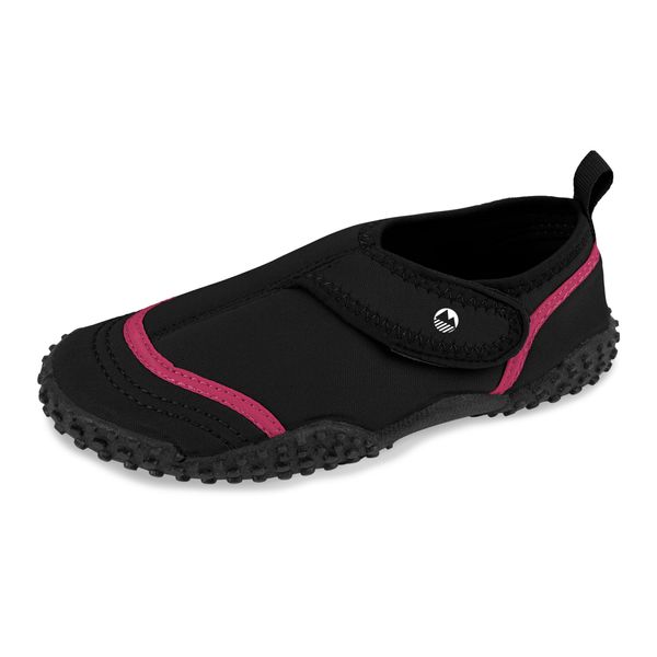 Lakeland Active Infant Girl's Easy-Fastening Seathwaite Water Shoes - Black & Pink - 3 Infant UK