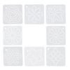 Operitacx 8 Pieces Patchwork Stencil Patchwork Stencil Sewing Stencil Embroidery Stencil Painting Stencil Sewing Stencil Quilt Stencil Quilt Stencil