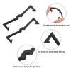 Sourcing Map 50pcs Pegboard Hook Locks, 2" Length Plastic Peg Hanger Fixer, Pegboard Display Hook Organizer, Black