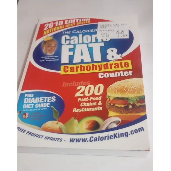 The Calorie King Carbs And Fat Counter Book