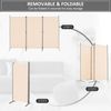 Room Divider, 3 Panel Folding Partition Privacy Screens, Freestanding Fabric Roo
