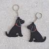Sweet William Black Cocker Spaniel Keyring