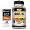 Turmeric Curcumin with Ginger Black Pepper 60ct Joint Pain Max Strength
