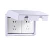 Plug Socket Covers, Universal Plug Socket Cover, Childproof Electrical Outlet & Plug Cover Box with Waterproof Splashes, Ideal for Home, School and Nurseries