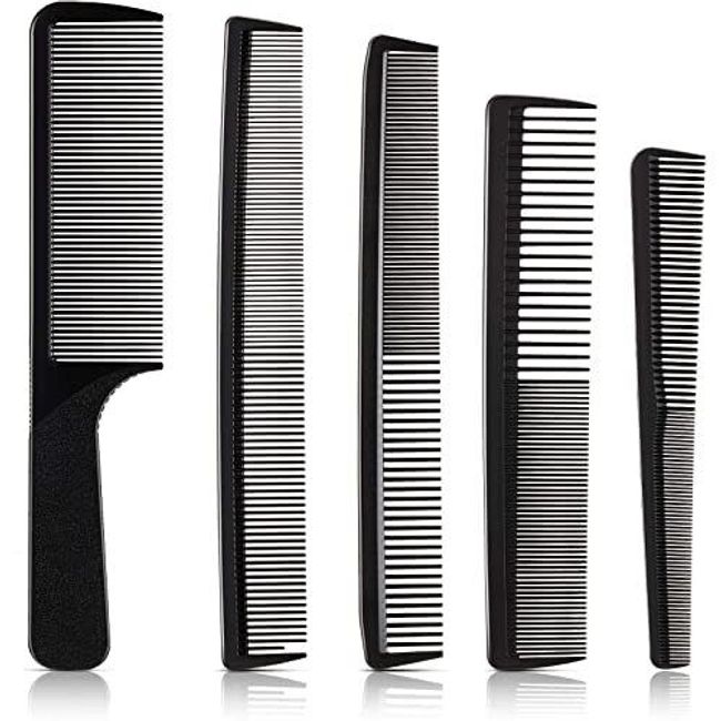 5 Pieces Hair Cutting Comb Barber Comb Hair Styling Combs Fine Teeth