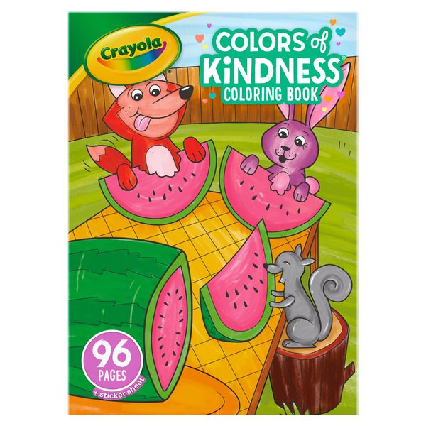 Crayola Coloring, 96 Pages Kindness Colouring Book, ys/m, Assorted