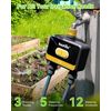 RainPoint WiFi Water Timer for Garden Hose with Brass Inlet,Yellow