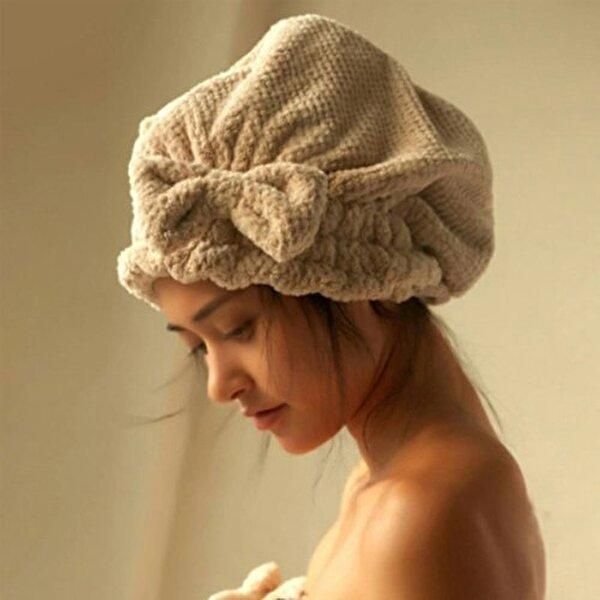 [IWC]VIVA-NG25 Ribbon Dry Cap Hair Towel_W966A9A