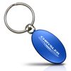 Chrysler Blue Aluminum Oval Key Chain
