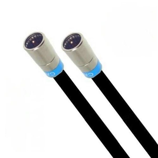 Fritz!Box 6670 Cable Router Network Connection Cable Deluxe Premium Cable 8K Cabelcon Quick Plug 10 Metres Black