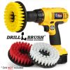 Tile and Grout Scrubber Drill Powered Bathroom Cleaning Kit by Drillbrush