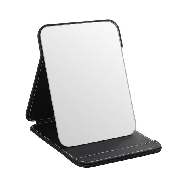 LONGWIN Mirror, Makeup Mirror, Tabletop, High Reflection, Folding Mirror, Foldable, Large Mirror, Adjustable Angle, Compact Storage, Convenient Storage