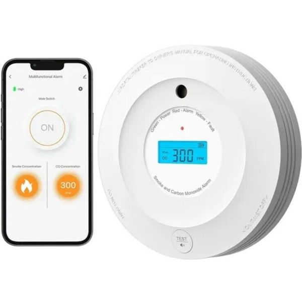 AEGISLINK Combined Smoke & Carbon Monoxide Detector Networked Unit SC-Wf240