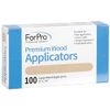 ForPro Premium Wood Applicators, Non-Sterile, Hair Removal Waxing Sticks, Large, 6” L x .75” W, 100-Count