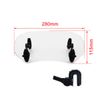 Sarini Motorcycle Windshield, Wind Deflector Adjustable Clips Universal Windscreen Wind Deflector Windshield Spoiler