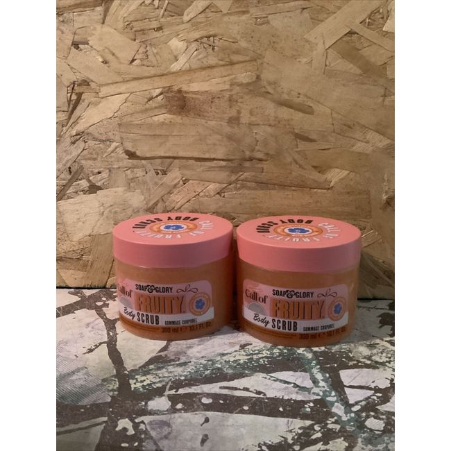 2 Soap & Glory Summer Scrubbin Scented with call of fruity 10.1 Oz Great Smell