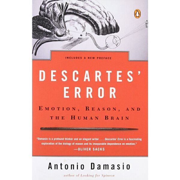 【中商原版】笛卡尔的错误：情绪、推理和大脑 英文原版 Descartes' Error Antonio Damasio Penguin