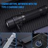 Trustfire T11R Tactical EDC Flashlight Type-c Rechargeable Torch 1800Lumen US