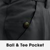 Golf Knickers Black Microfiber (Plus Fours) for Men - 34"