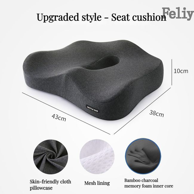 Massage Seat Cushion Car, Bamboo Waist Massage Pad