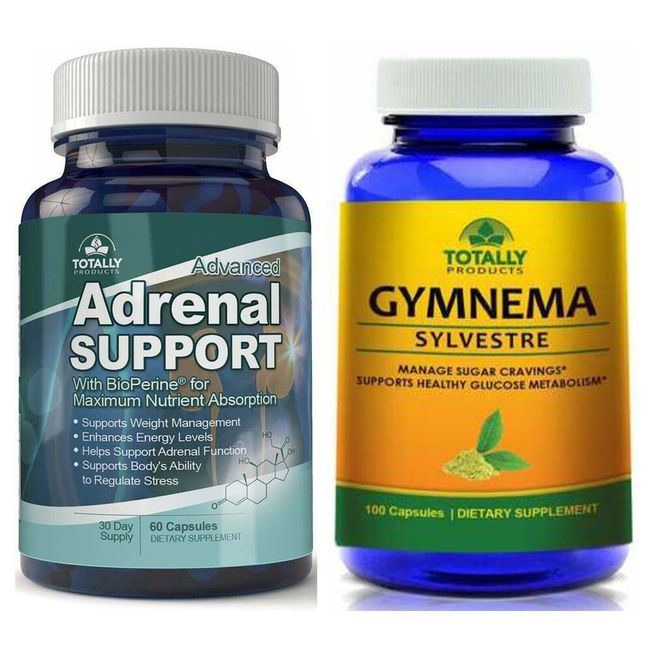 Adrenal Support Weight Management Gymnema Sylvestre Glucose Metabolism Capsules