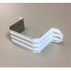 Gutter Downspout Strap 2x3 White (Leader Strap 2x3 White)