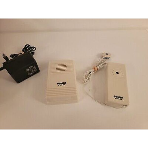 Sonin Water Leak Detector Alarm Transmitter and Receiver WWA-RX, WWA-TX Working