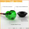 10x 3/4" Strobe+Steady Marker Lights Dual Function Green LED 12V 24V Warning
